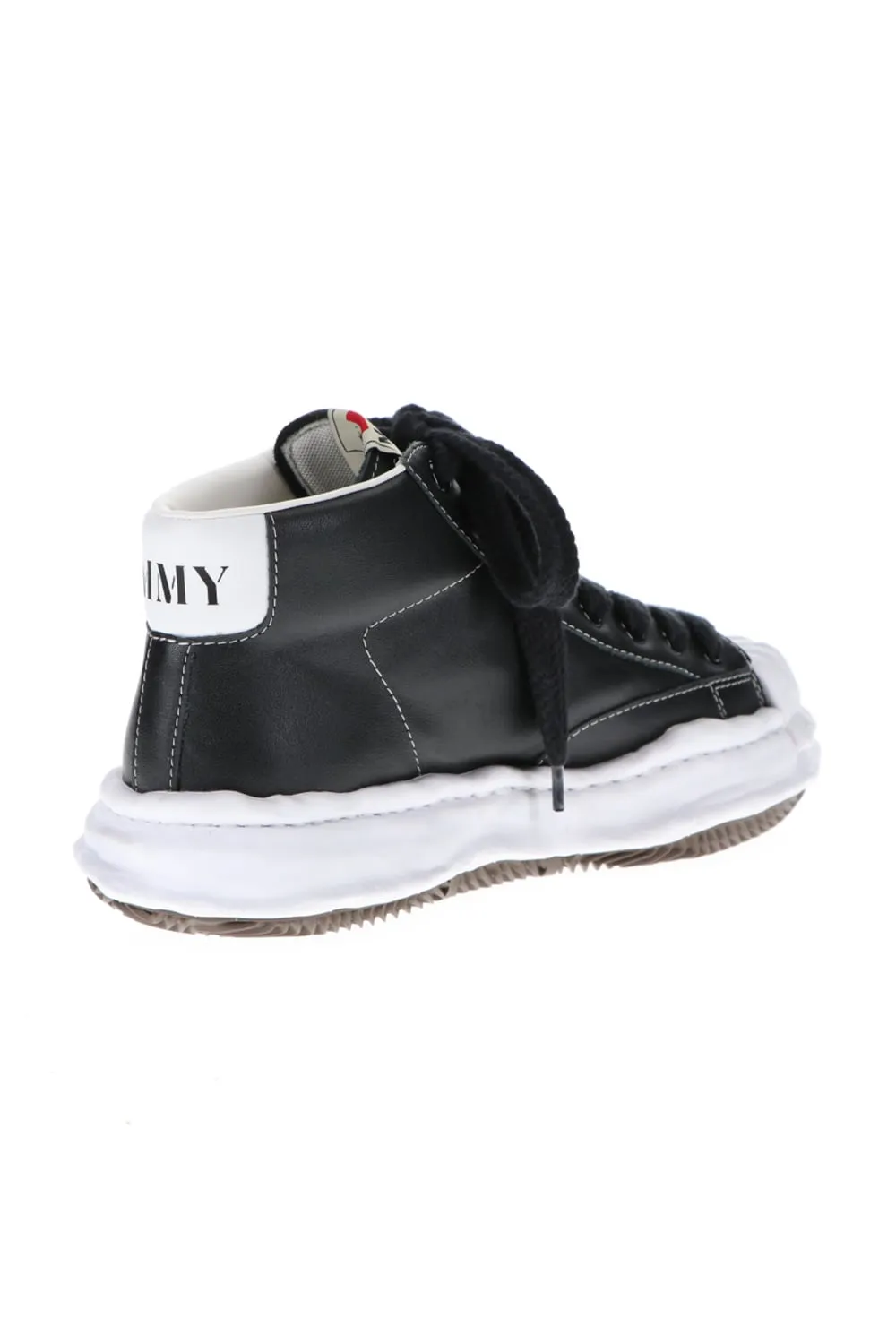 -BLAKEY High- Original STC sole leather Hi-top sneakers Black