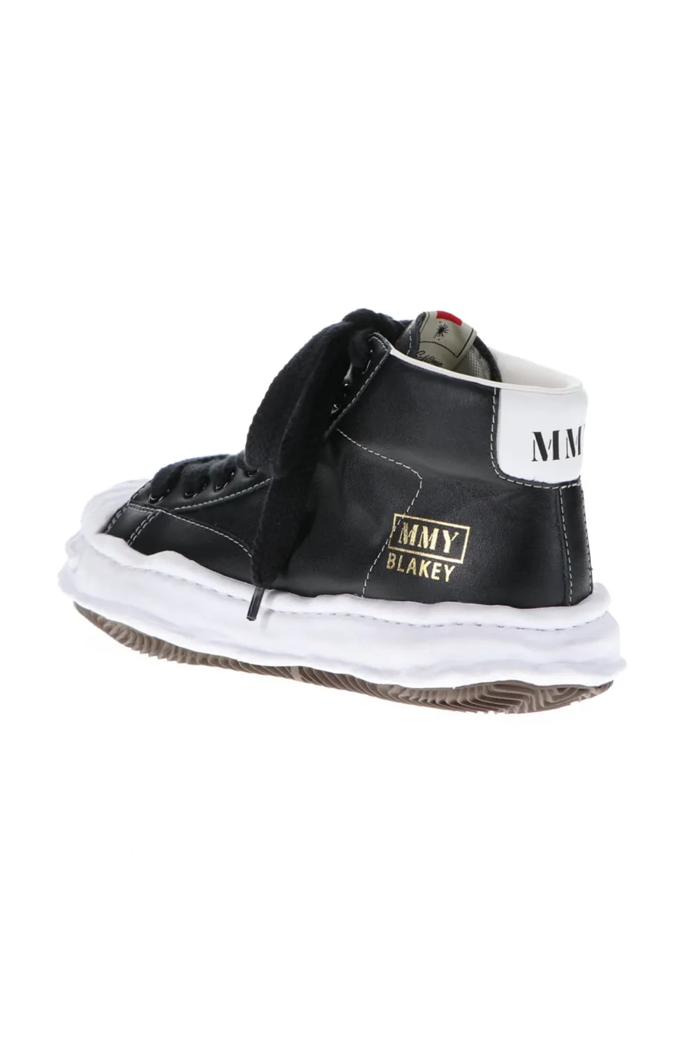 -BLAKEY High- Original STC sole leather Hi-top sneakers Black