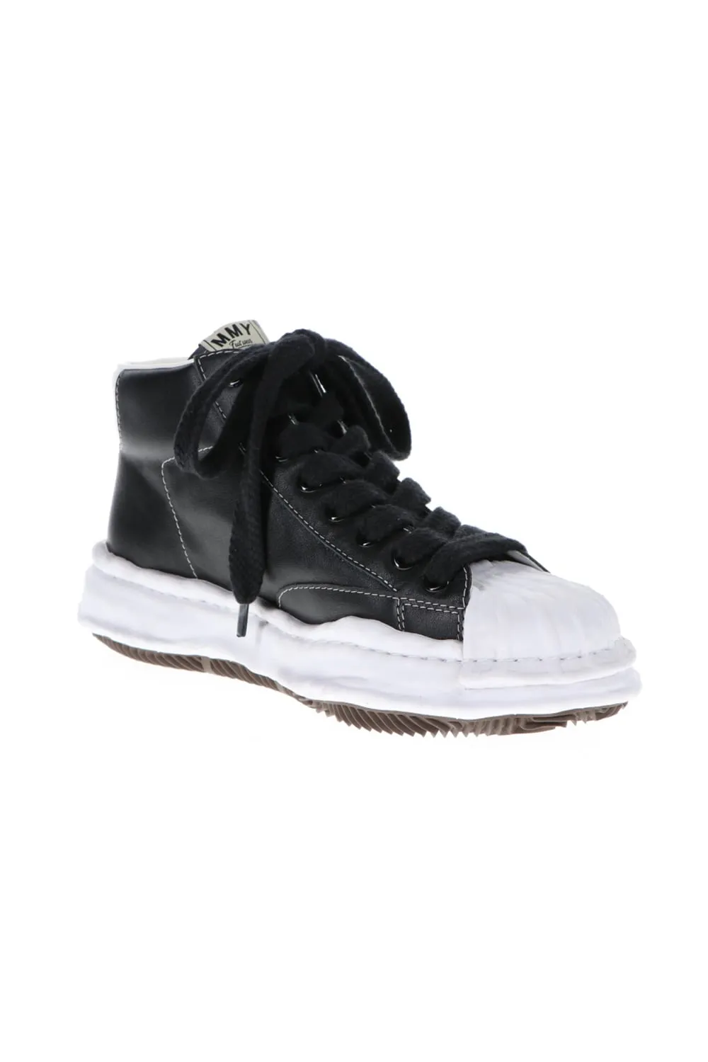 -BLAKEY High- Original STC sole leather Hi-top sneakers Black