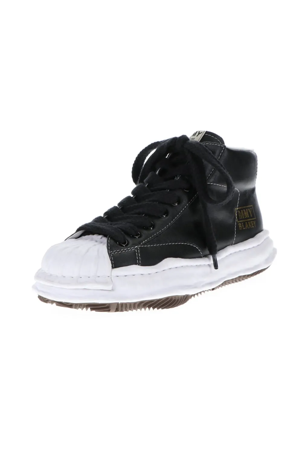 -BLAKEY High- Original STC sole leather Hi-top sneakers Black
