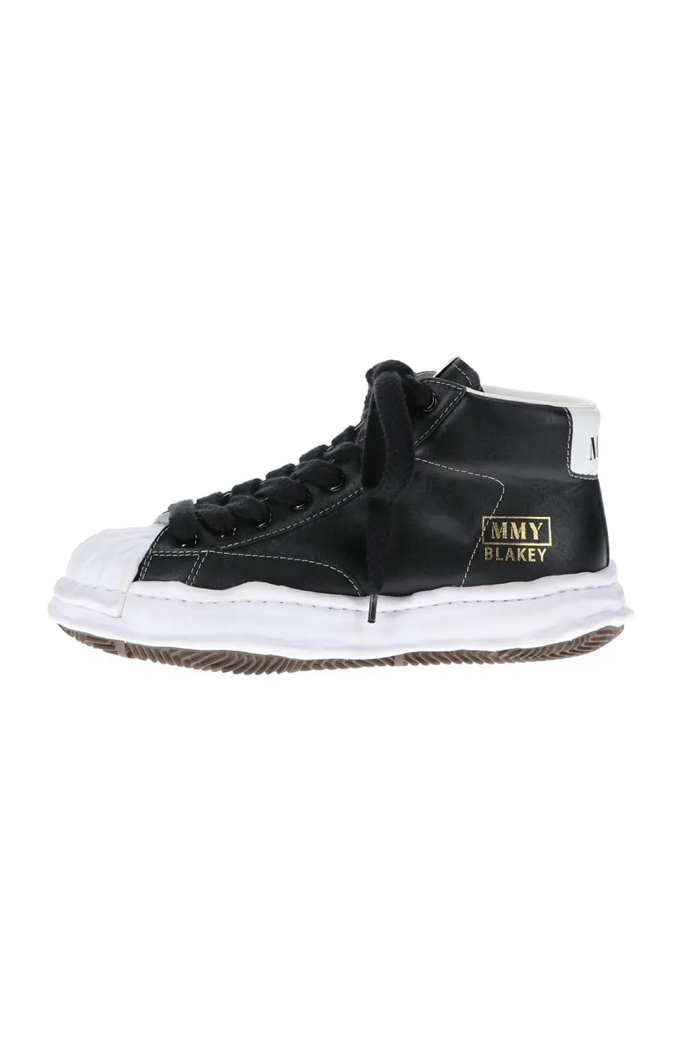 -BLAKEY High- Original STC sole leather Hi-top sneakers Black