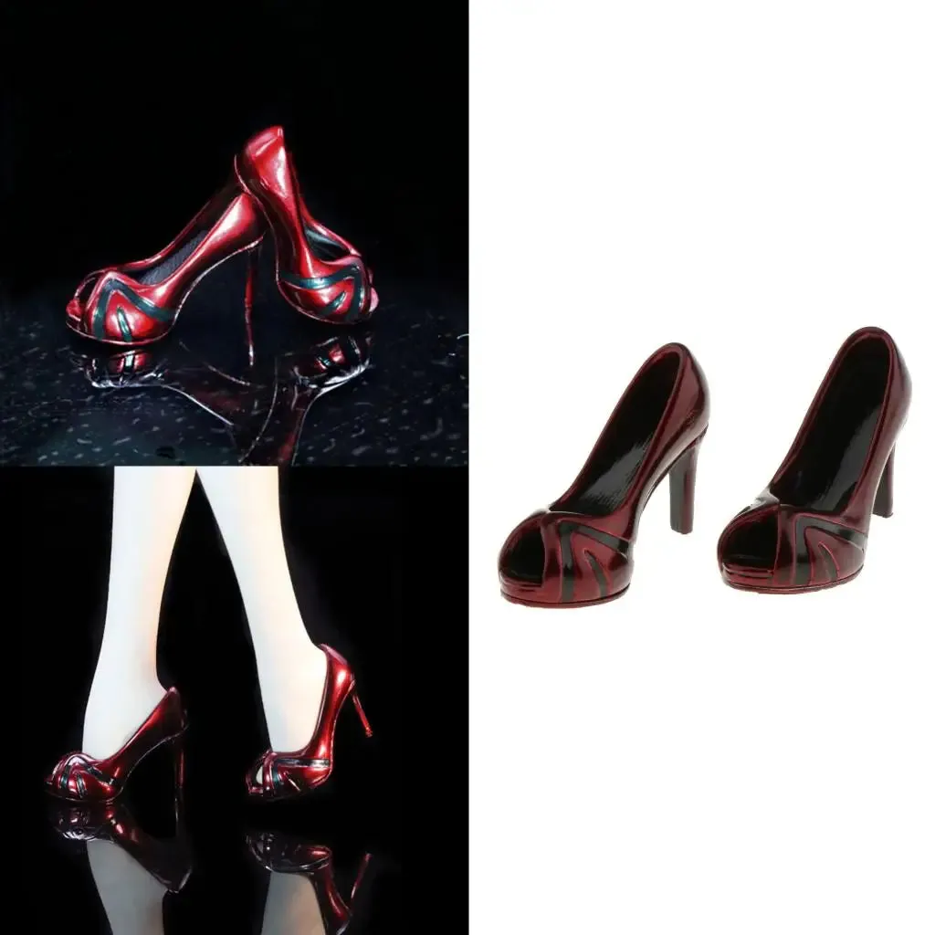 1/6 Scale Stilettos High Heels Shoes Sandals Model