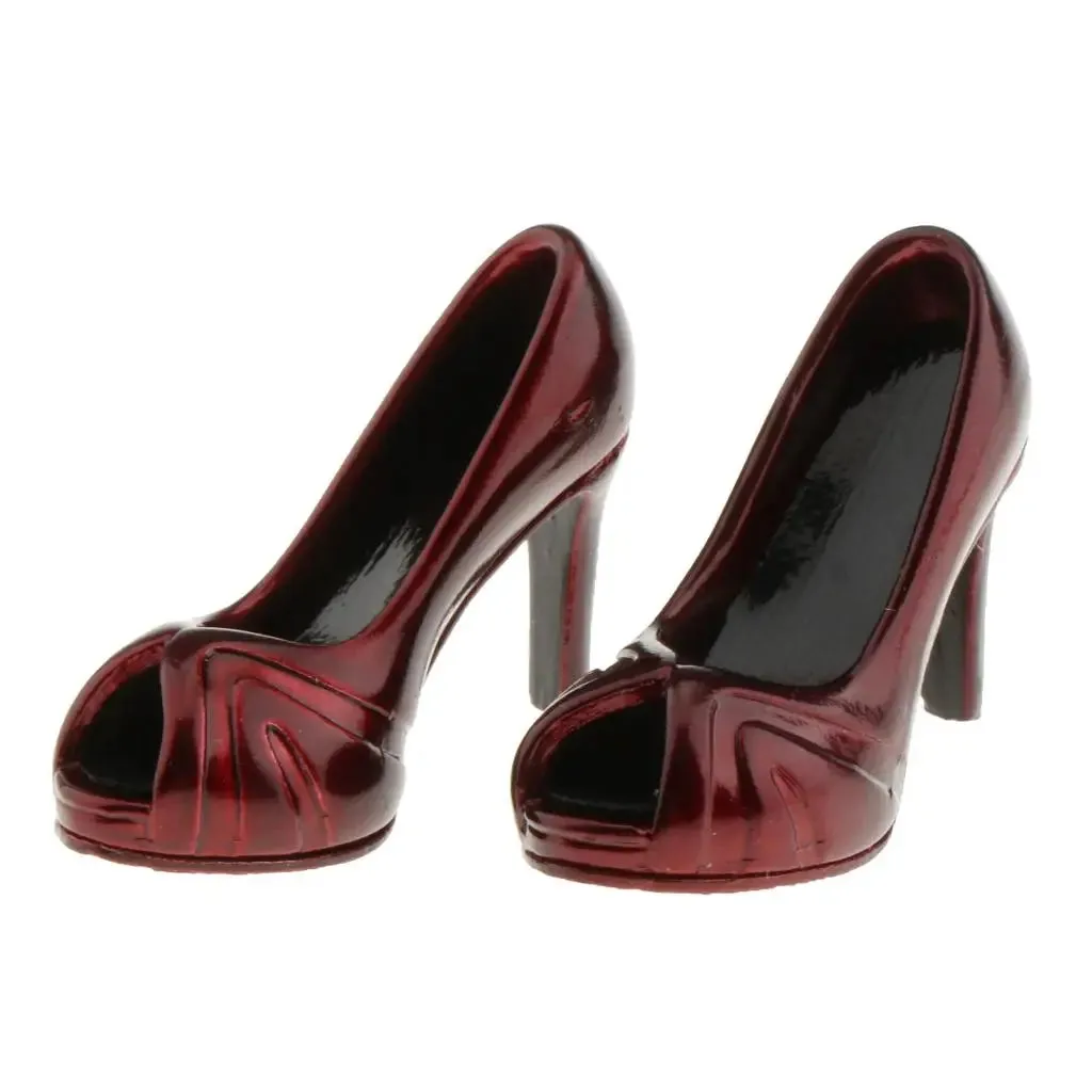 1/6 Scale Stilettos High Heels Shoes Sandals Model