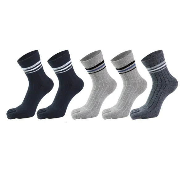 5 Pairs man short five finger socks