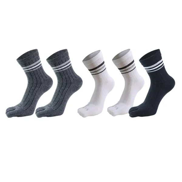 5 Pairs man short five finger socks