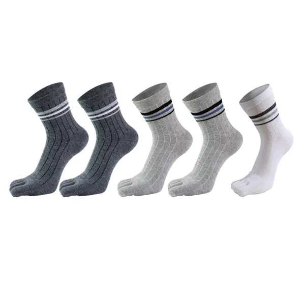 5 Pairs man short five finger socks