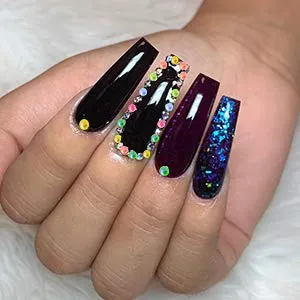 8 Pack 1988 pcs Luminous Crystal Nail Art Rhinestone Decorations 3D Glitter Diamond Jewelly Glow In The Dark Rhinestone Decorations Nail Art DIY Crafts Phones Clothes Shoes Jewelry Bag (Forest Fairy)