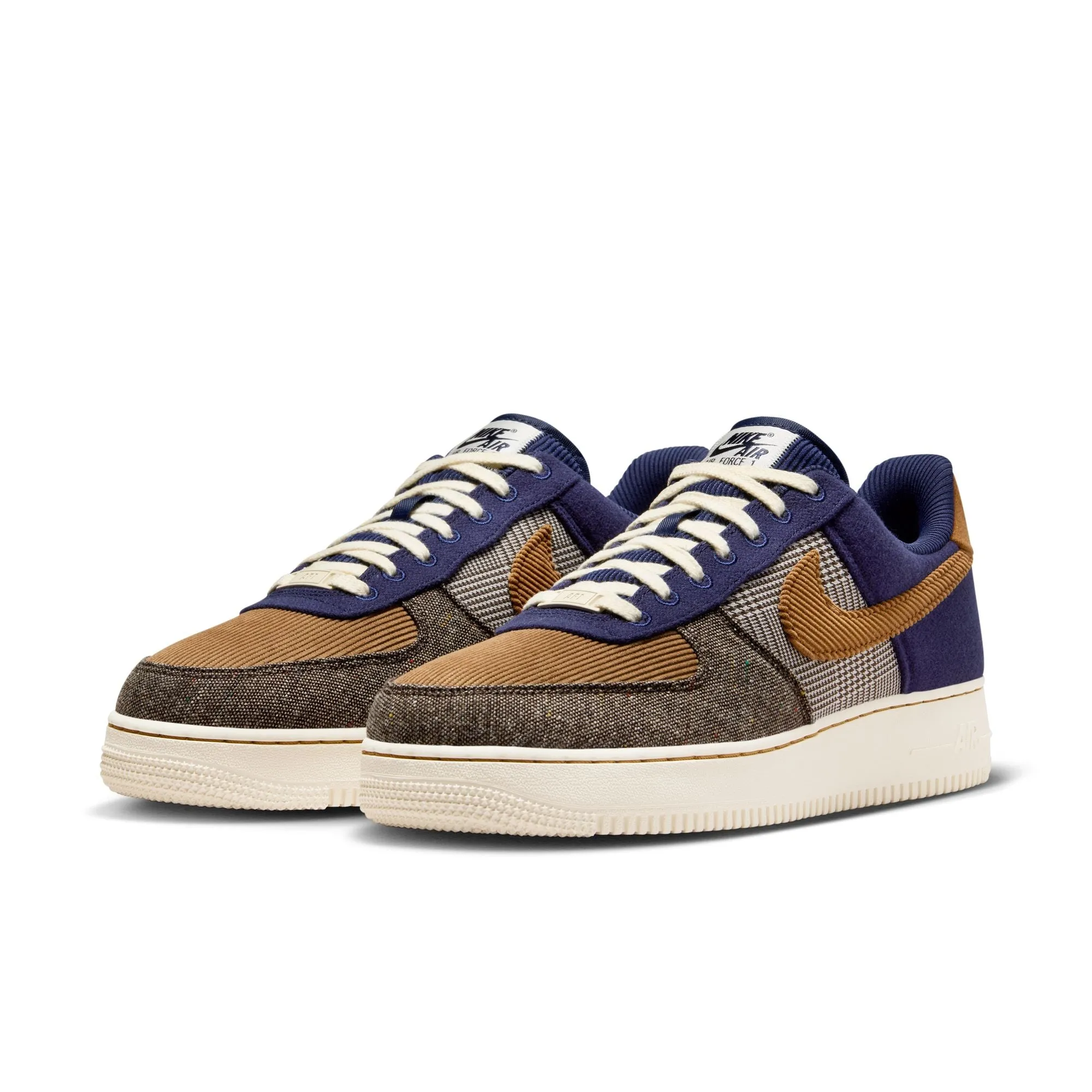 AIR FORCE 1 07 PRM, MIDNIGHT NAVY/ALE BROWN-PALE IVORY