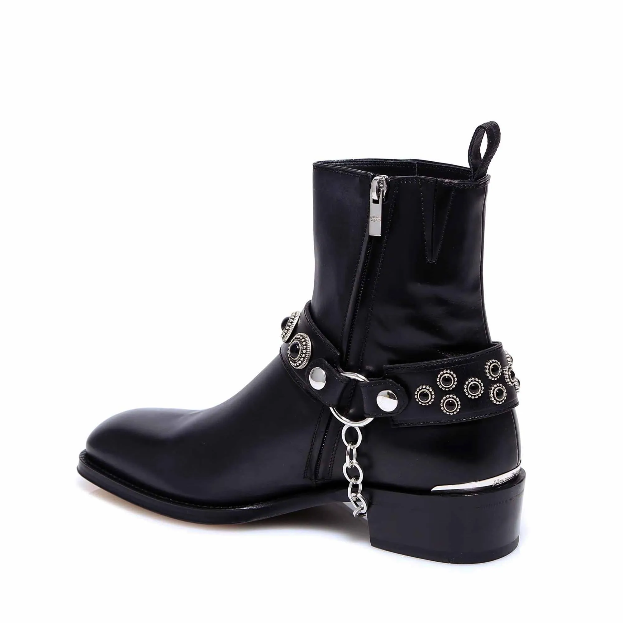 Alexander McQueen Harness Studded Boots