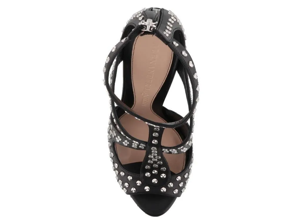 Alexander McQueen Studded Stiletto Sandals
