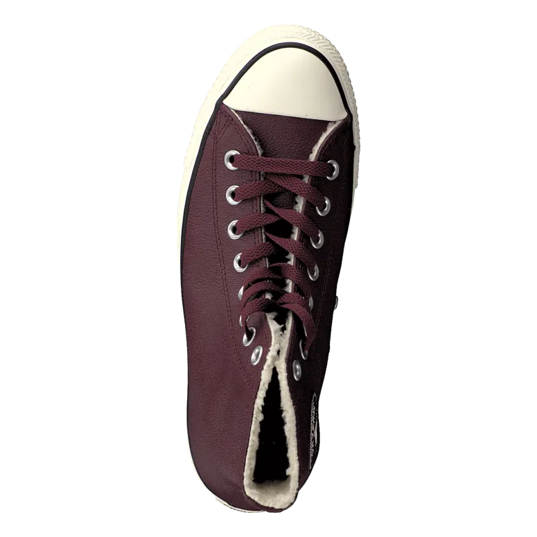 All Star Leather Shearling Deep Bordeaux/Natural/Egret
