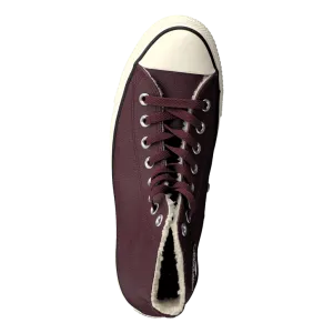 All Star Leather Shearling Deep Bordeaux/Natural/Egret
