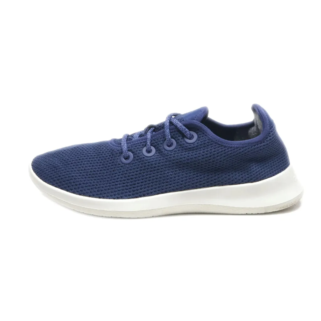 Allbirds Tree Runners Sport Shoes Fabric Blue Colour For Women