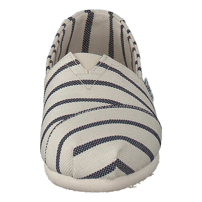 Alpargata White/navy  Riviera Stripe