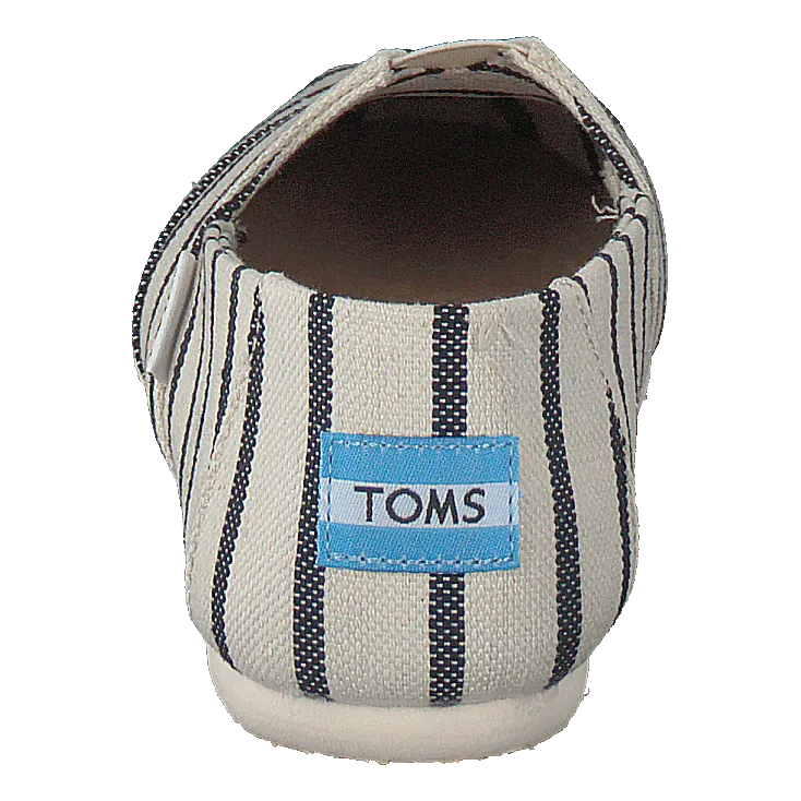 Alpargata White/navy  Riviera Stripe