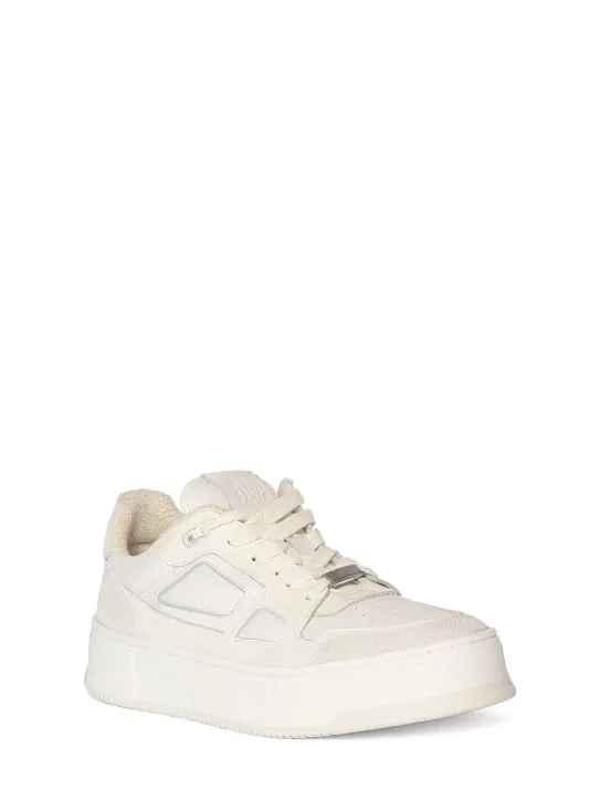 AMI Paris   New Arcade leather low top sneakers 