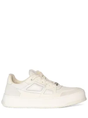 AMI Paris   New Arcade leather low top sneakers 