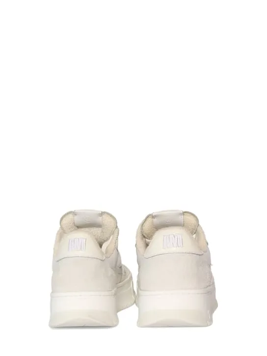 AMI Paris   New Arcade leather low top sneakers 