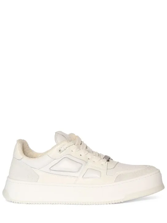 AMI Paris   New Arcade leather low top sneakers 