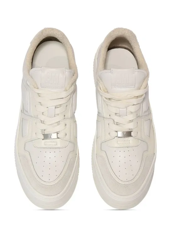AMI Paris   New Arcade leather low top sneakers 