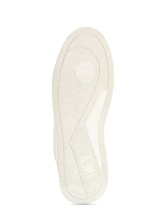 AMI Paris   New Arcade leather low top sneakers 