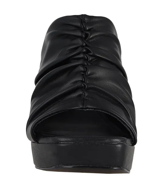 Anika Platform Sandal Black