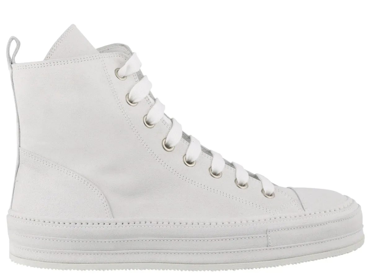 Ann Demeulemeester High-Top Lace Up Sneakers