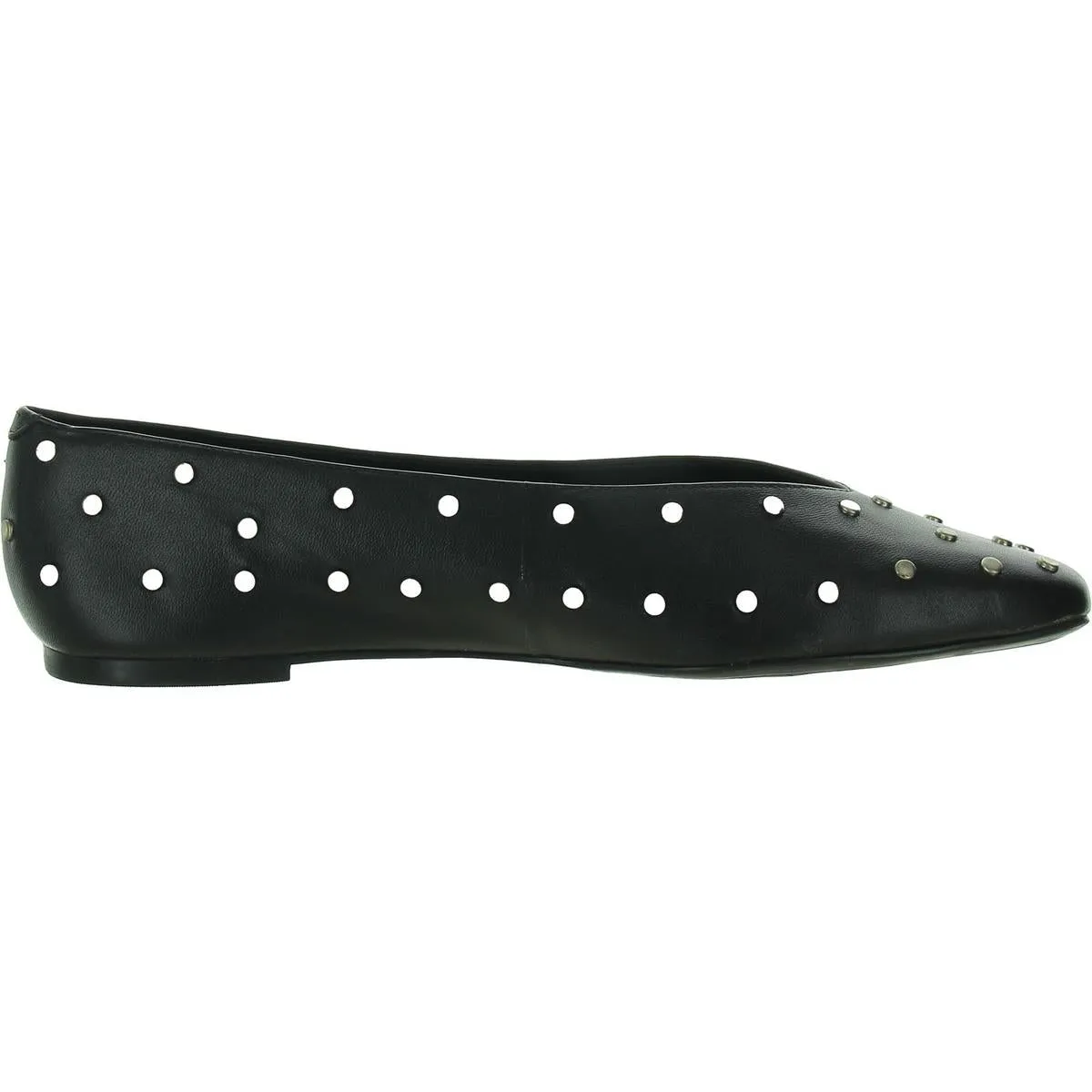Arezzo Womens Slip On Square Toe Flat Shoes