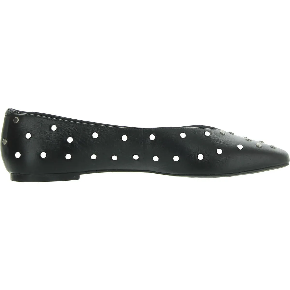 Arezzo Womens Slip On Square Toe Flat Shoes