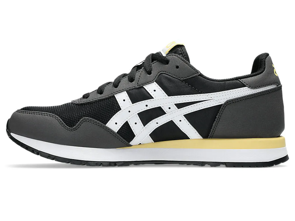 ASICS MEN'S TIGER RUNNER II BLACK/WHITE RUNNING SHOES