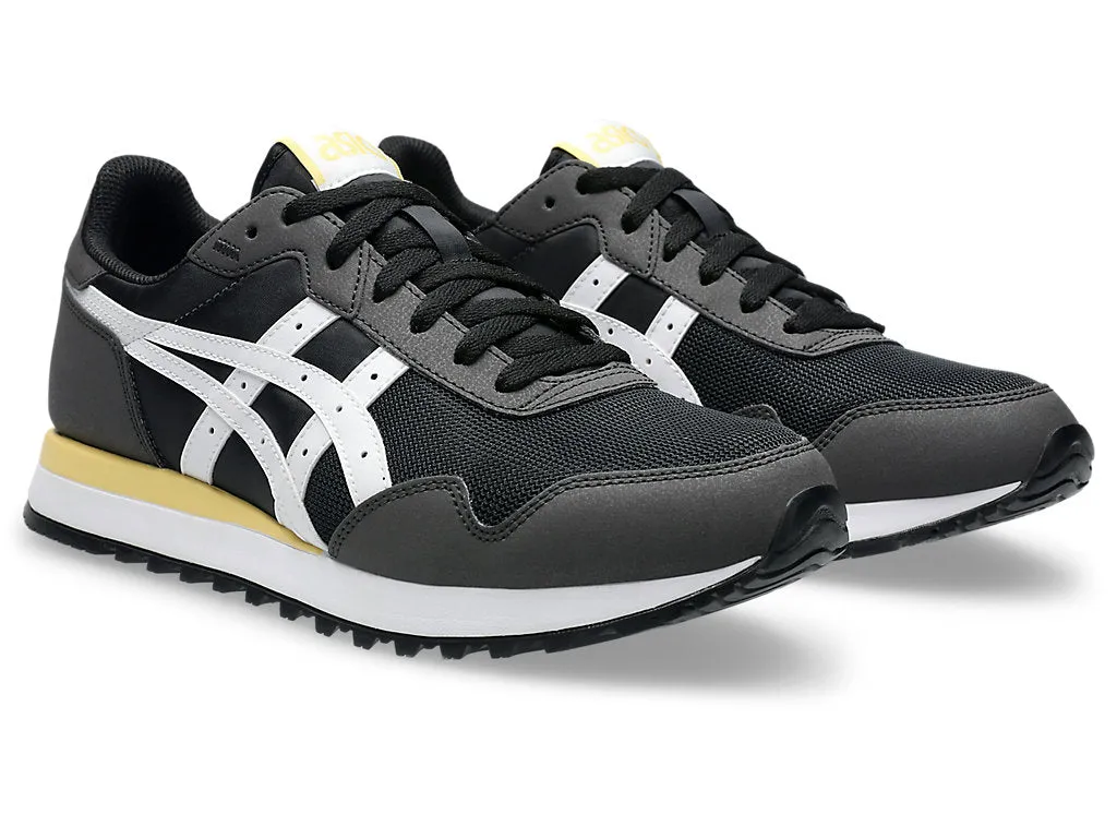 ASICS MEN'S TIGER RUNNER II BLACK/WHITE RUNNING SHOES