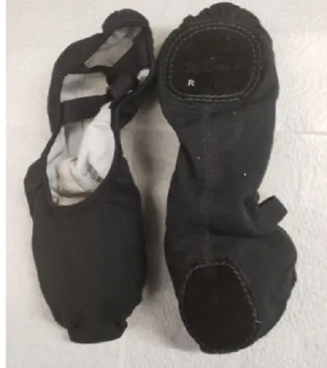 Bali -- Stretch Canvas Split Sole Ballet -- Black