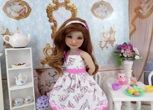 Ballerina Slippers - dress with shoes for Ruby Red Fashion Friends doll