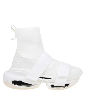 Balmain B-Bold Strapped High-Top Sneakers