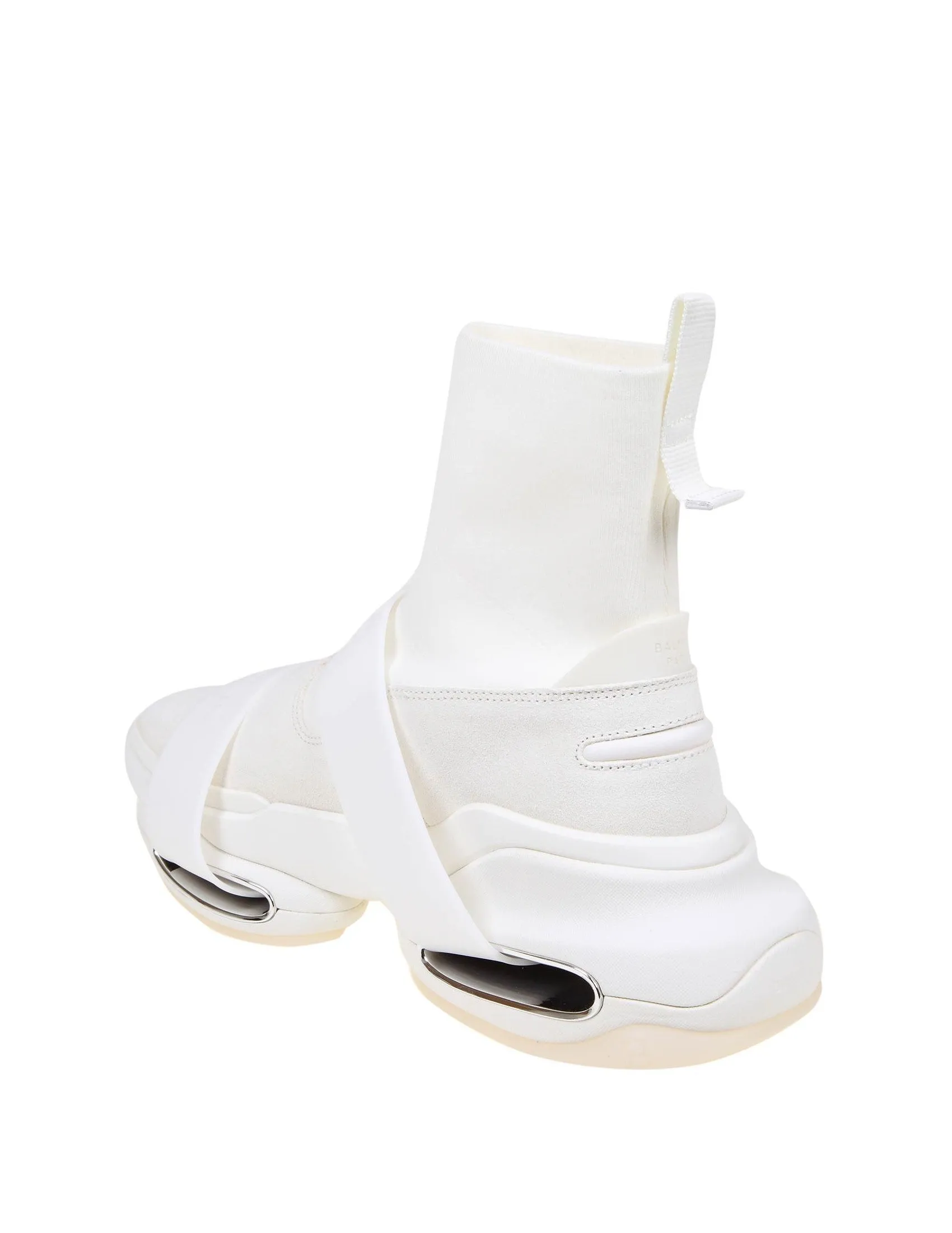 Balmain B-Bold Strapped High-Top Sneakers