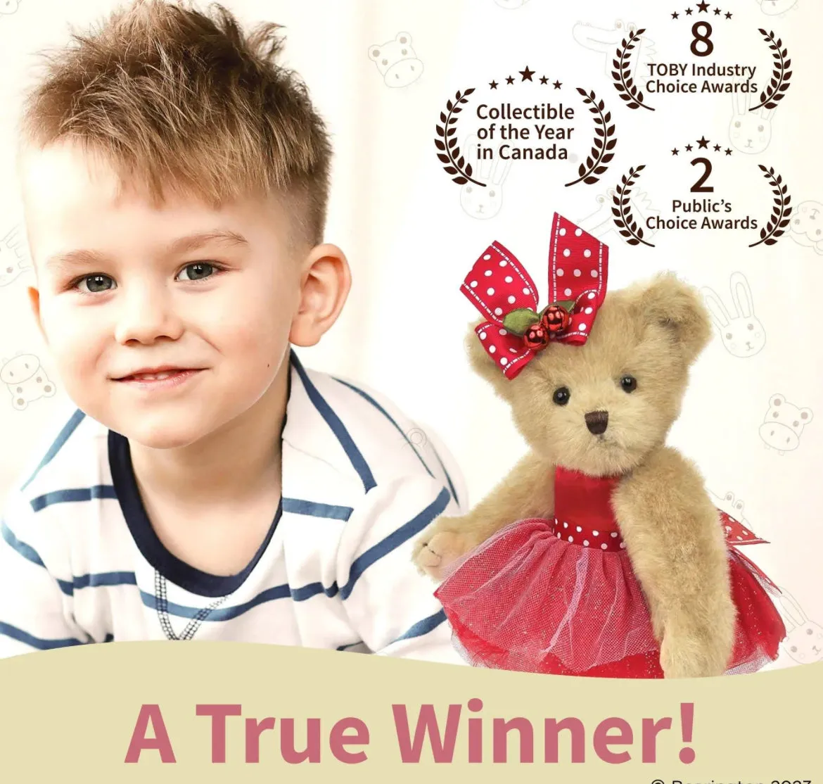 Bearington Bear Clara Ballerina Christmas Bear: