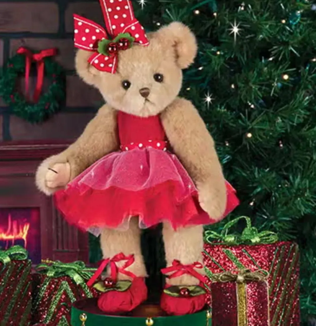 Bearington Bear Clara Ballerina Christmas Bear: