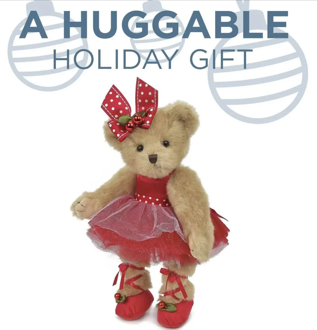 Bearington Bear Clara Ballerina Christmas Bear: