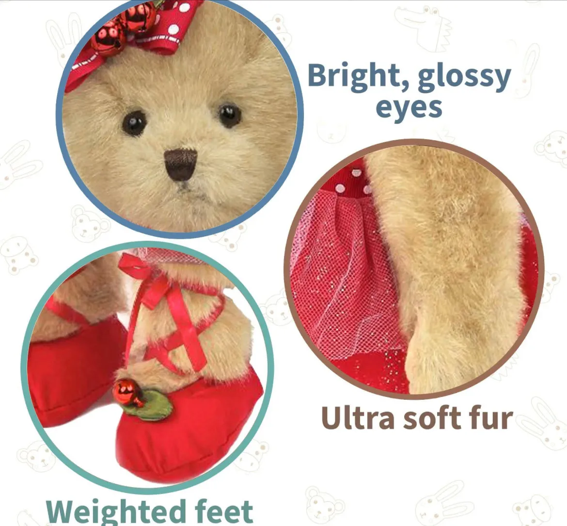 Bearington Bear Clara Ballerina Christmas Bear:
