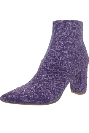 BETSEY JOHNSON CADY PURPLE | BOOTIES