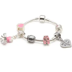 Big Sister 'Love To Dance' Silver Plated Charm Bracelet Gift
