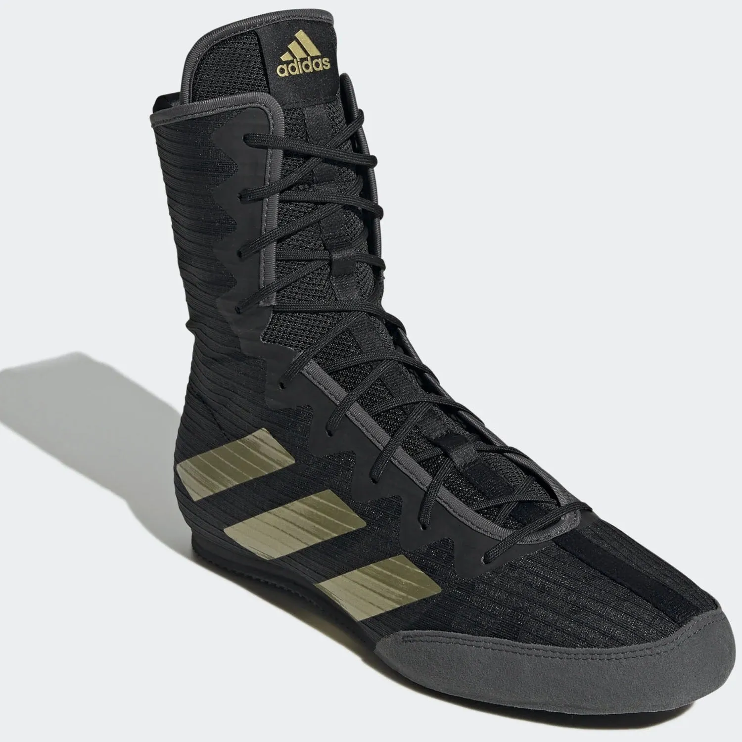 Boxschuhe ADIDAS Box Hog 4 - Schwarz/Gold