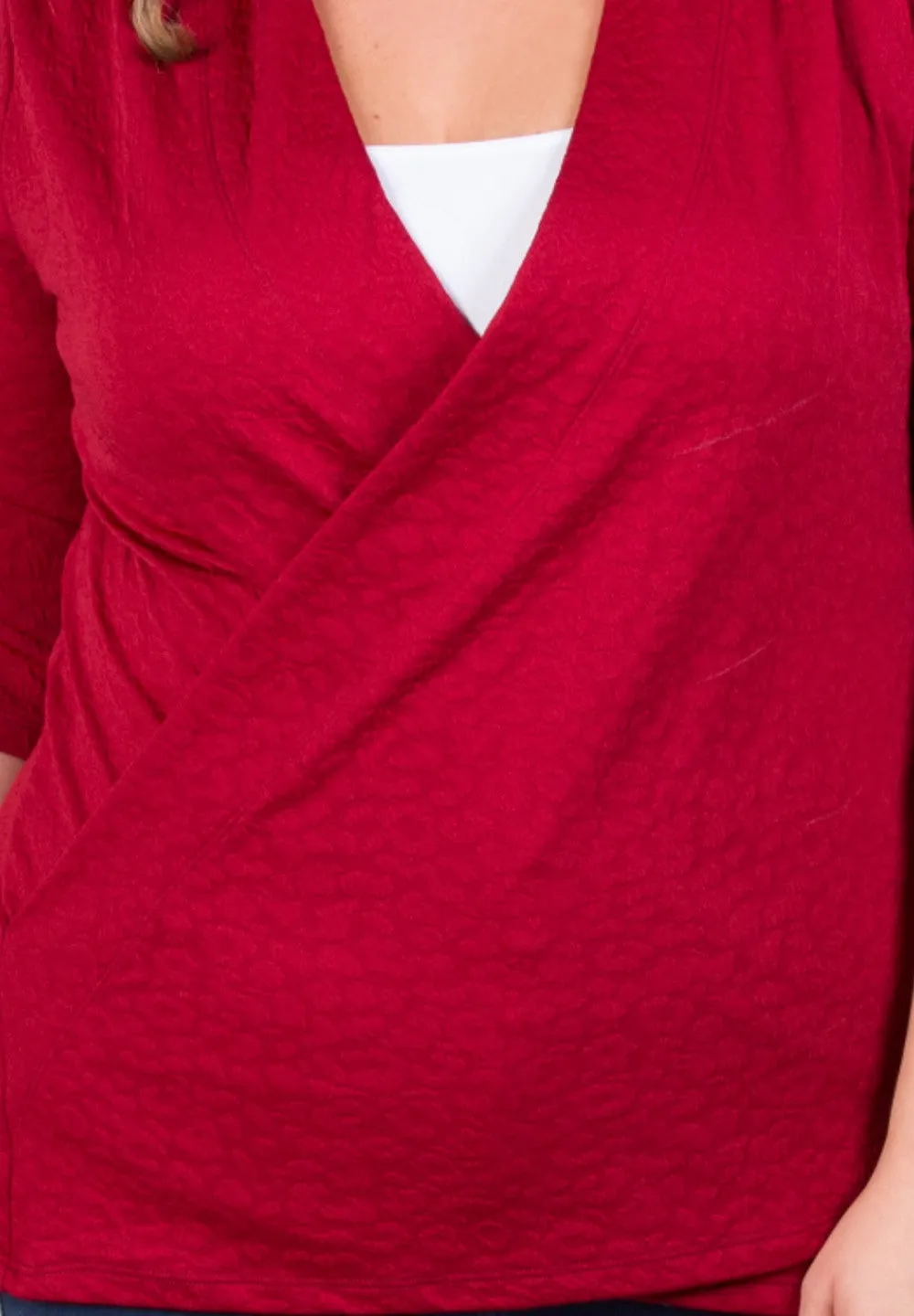 Camille Faux Wrap Top