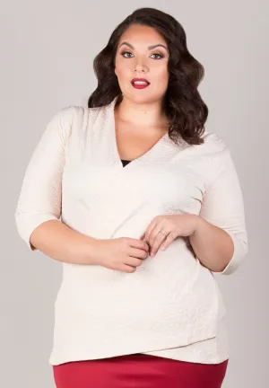 Camille Faux Wrap Top