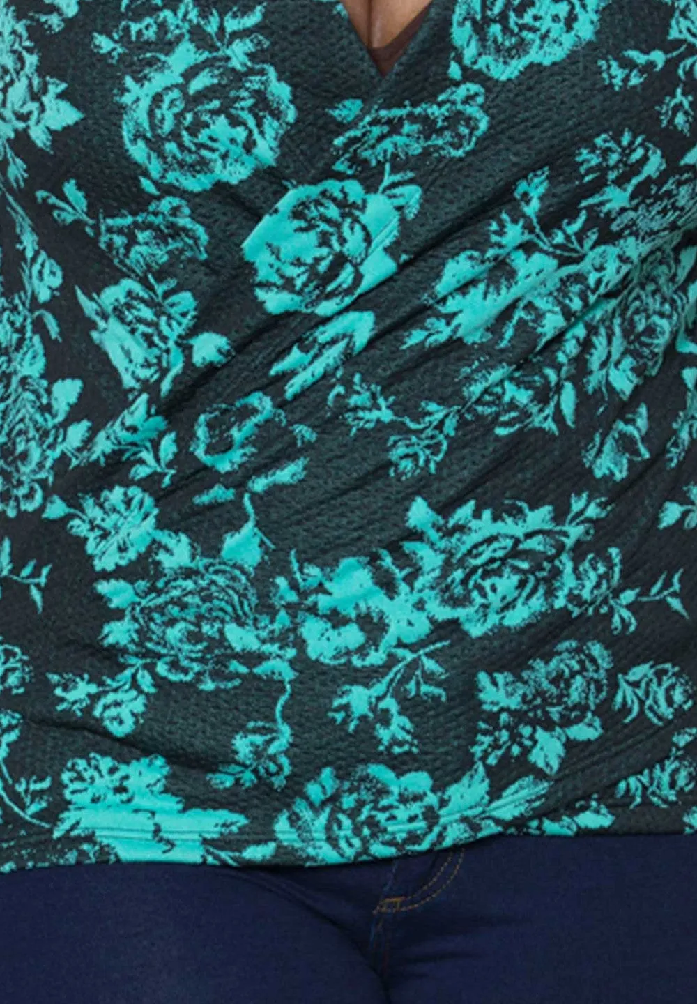 Camille Faux Wrap Top