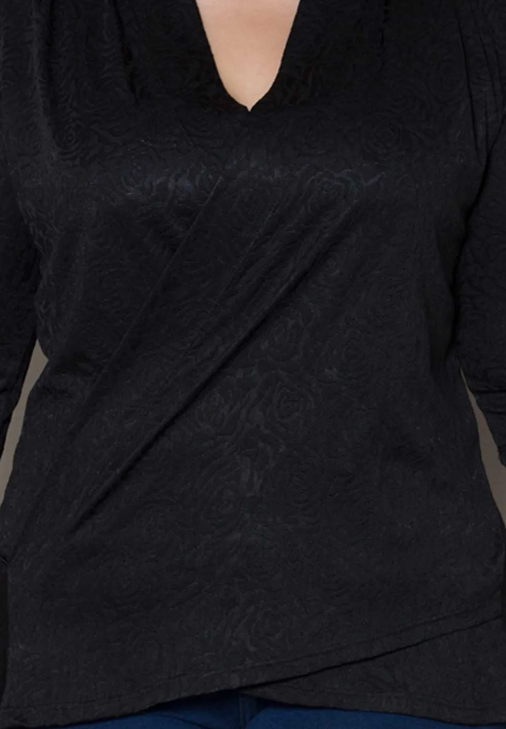 Camille Faux Wrap Top