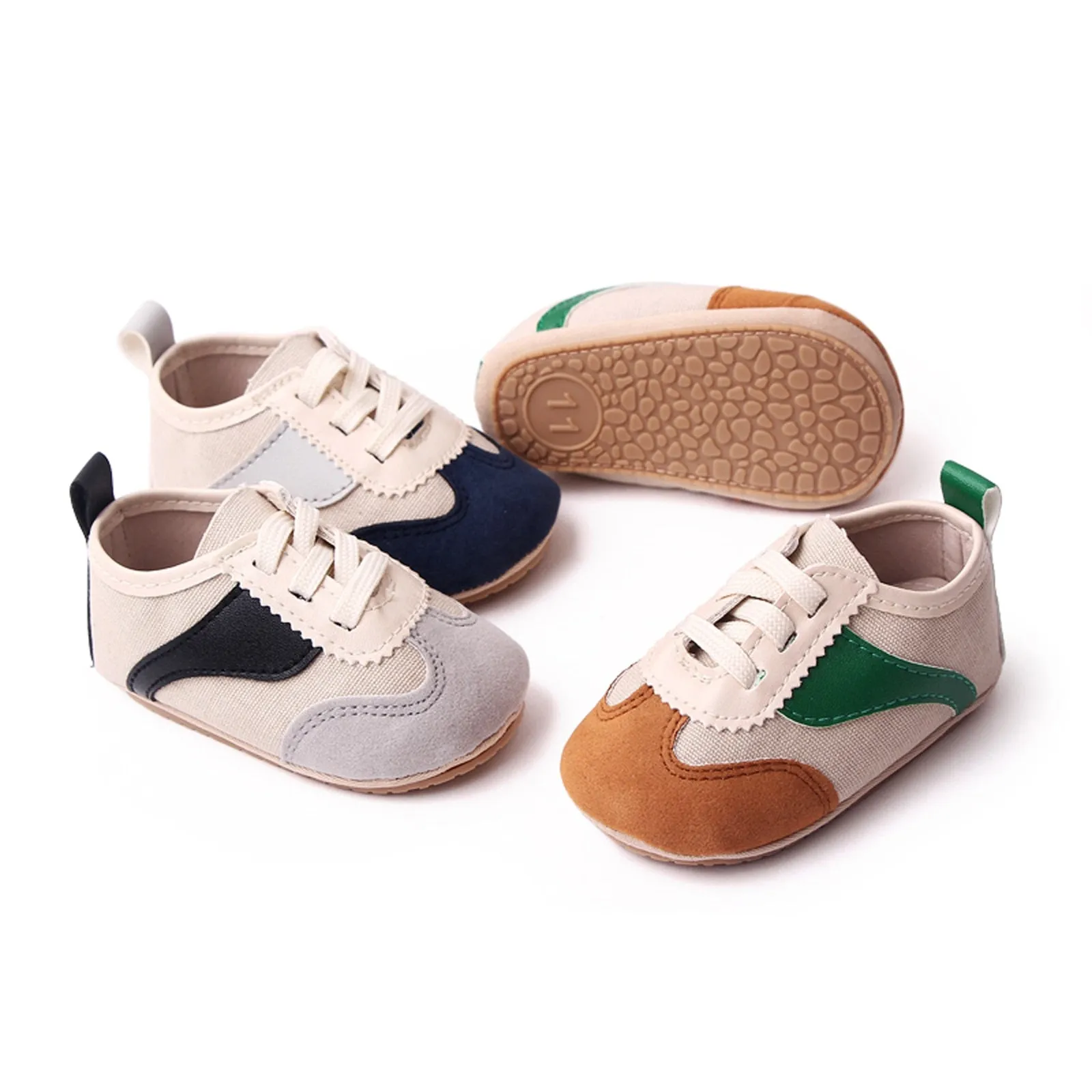 Canvas Contrast Color Shoes