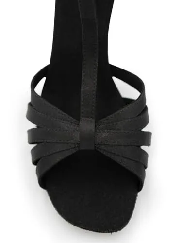 Capezio Women's Sara 2.5" Ballroom Shoe, 8 Black