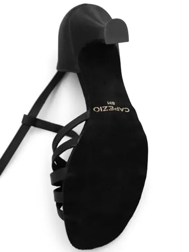 Capezio Women's Sara 2.5" Ballroom Shoe, 8 Black