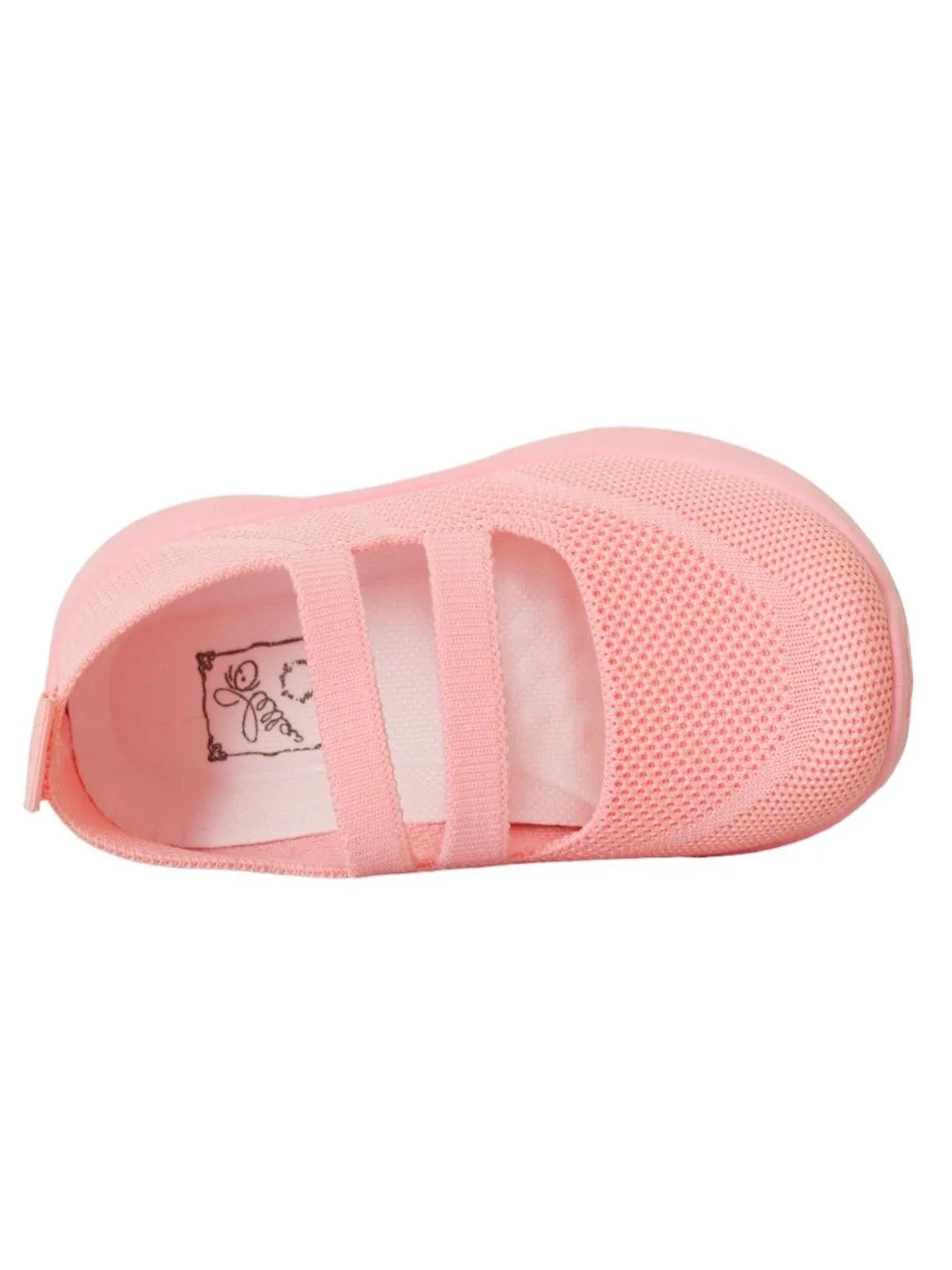 Chic Comfort Pink Knit Slip-On Shoes